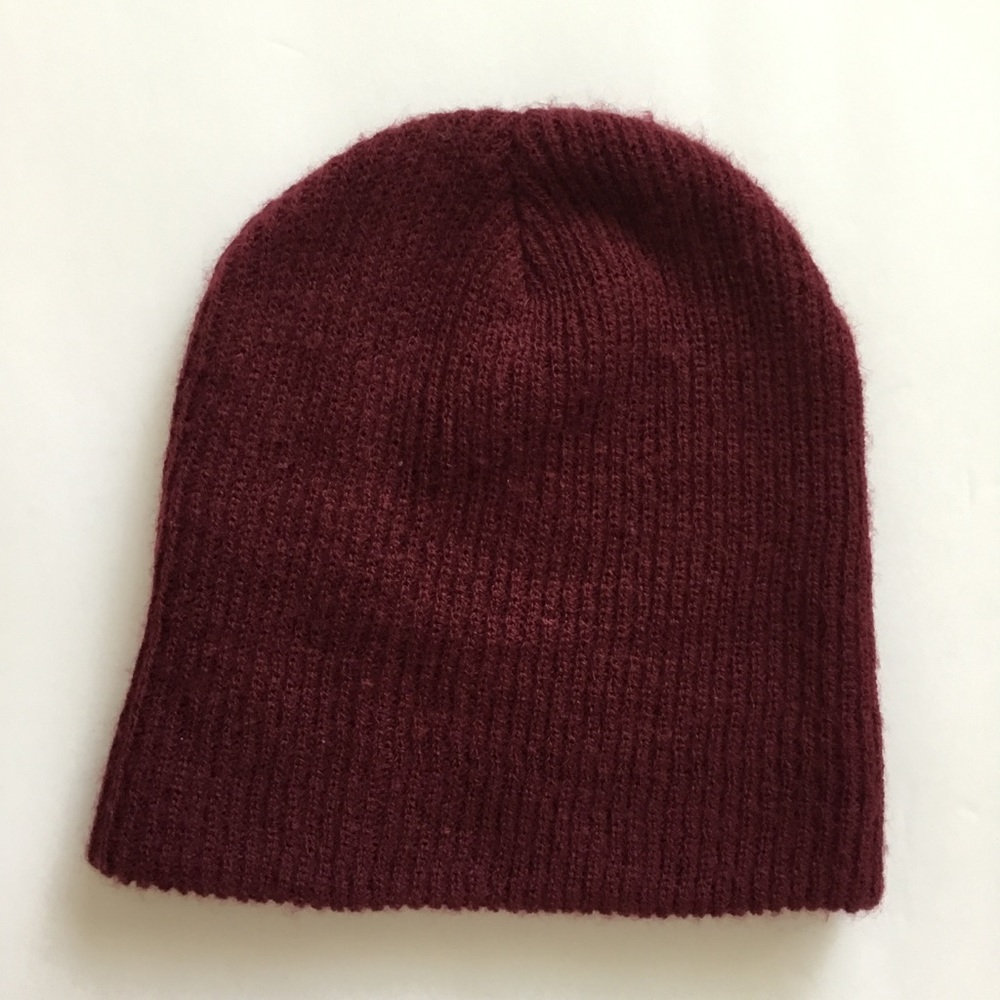 Neff Unisex Men’s Women’s Beanie Maroon - Picture 2 of 3